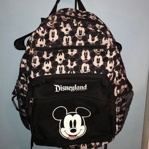Disneyland Mickey Mouse faces backpack-rare
